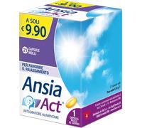 Linea ACT Ansia Act Integratore Alimentare per il Rilassamento, 21 Capsule