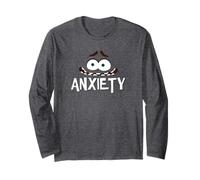 Ansia Minimalista Divertente Maglia a Manica