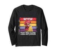 Ansia Sociale Umorismo Pollo introverso Maglia a Manica