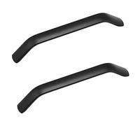 ANSIEDIO 2 Pezzi Maniglie per Mobili da Cucina 128 mm, Moderni Lega di Alluminio Maniglia per Armadio, Cassetti, Porte, Cameretta, Armadi (Nero)