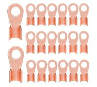 ANSIEDIO 20 Pezzi OT 250A Capicorda Elettrici in Rame, Capicorda Terminali Bullone Foro, Aperta Capicorda ad Anello