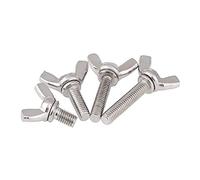ANSIEDIO Bulloni a Farfalla in Acciaio Inox M6 Vite ad alette Vite per macchina M6×45mm,5 pcs