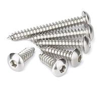 ANSIEDIO Viti Autofilettanti a Testa Tonda a Brugola - Acciaio Inossidabile Viti per Legno Viti a Brugola M5×16mm,10 pcs