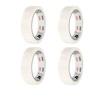 ANSIO Nastro adesivo trasparente facile da strappare, 24 mm x 50 m, confezione da 4