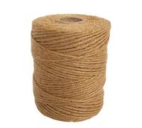 ANSIO Spago di Iuta biodegradabile da Giardino, 101 m, 3 Strati, Spessore 2 mm, Corda di Iuta per Decorazione, Giardino, floristica, Arti Fai da Te, impacchettamento, Artigianato e confezionamento,