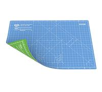 ANSIO Tappetino da Taglio Autorigenerante A3 Double Sided 5 Strati - Quilting, Cucito, Scrapbook, Tessuto e Papercraft - Imperiale/Metrico 17 Pollici x 11 Pollici / 42cm x 27cm - Blu Cielo/Verde Lime