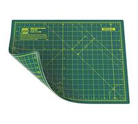ANSIO Tappetino da Taglio Autoriparante A4 Double Sided 5 Strati - Quilting, Cucito, Scrapbook, Tessuto e Papercraft - Imperiale/Metrico 11 Pollici x 8 Pollici / 29cm x 21cm - Verde/Verde