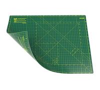ANSIO Tappetino da Taglio Autoriparante A2 Double Sided 5 Strati - Quilting, Cucito, , Tessuto e Papercraft - Imperiale/Metrico 22,5 Pollici x 17 Pollici / 59cm x 44cm - Verde/Verde
