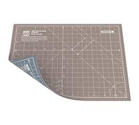 ANSIO Tappetino da Taglio Autoriparante A4 Double Sided 5 Strati - Quilting, Cucito, Scrapbook, Tessuto e Papercraft - Imperial/Metrico 11 Pollici x 8 Pollici / 29cm x 21cm - MARRONE/GRIGIO
