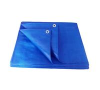 ANSIO Telone di copertura impermeabile da 3 m x 4 m, grande, telo di copertura multiuso con protezione UV, resistente alle intemperie e al gelo, con occhielli rinforzati, blu