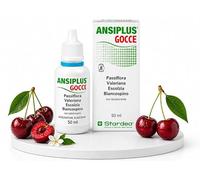 Ansiplus Gocce Stardea - Integratore Alimentare Passiflora, Valeriana, Escolzia e Biancospino - Flacone Contagocce 50 ml - Senza Alcool