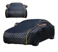 Ansixeay Anti Hail Car Covers for Hyundai i30 II 3doors 2011-2017,Car Cover with Zip Reflective Strips thickened designand, Waterproof Full Covers for Winter Rain and Snow Proof All