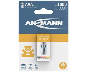 Ansmann 1311-0029 Batteria ricaricabile Ministilo (AAA) NiMH 800 mAh 1.2 V 2 p