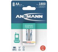 Ansmann 1312-0038 Batteria ricaricabile Stilo (AA) NiMH 1600 mAh 1.2 V 2 pz.