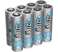 Ansmann maxe hr06 batteria ricaricabile stilo aa nimh 2100 mah 1.2 v 8 pz