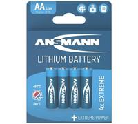 Ansmann 1512-0002 Extreme Batteria Stilo (AA) Litio 2850 mAh 1.5 V 4 pz.