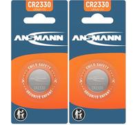 ANSMANN 1516-0009 Cr 2330 Pile a Bottone Batteria Litio - 3V (Confezione da 2)