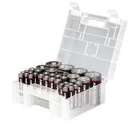 ANSMANN 1520-0004 Portabatterie 35 Pezzi Alcaline AAA/AA/C/D/9V