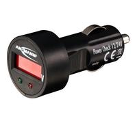 Ansmann 1900-0019 PowerCheck12/24V-bl Voltmetro per auto 24 V, 12 V