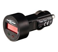 Ansmann 1900-0019 PowerCheck12/24V-bl Voltmetro per auto 24 V, 12 V