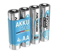 ANS MAXE 4XAA-2 - Batteria NiMh maxE, AA (stilo), 2500°mAh, confezione da 4 pezzi