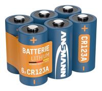 Ansmann 5020011-02 CR123 Batteria per fotocamera CR-123A Litio 1375 mAh 3 V 6 p