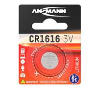 CR 1616 - Pila a bottone al litio, 3 V, 55 mAh, 16,0x1,6 mm