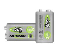 Ansmann 5035342 Ricaricabile Maxe 9V PP3 Batteria Blocco 200mAh Singolo Pacco