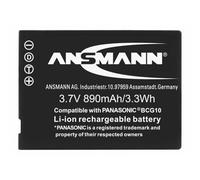ANSMANN 5044593 A-Pan Bcg 10E Batteria Li-Ion Digicam 3,7V/900Mah per Fotocamere Digitali Panasonic