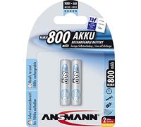 Ansmann 800 mAh - Micro/AAA / HR03 Wiederaufladbare Batterie Nickel-Metallhydrid (NiMH) 1,2 V