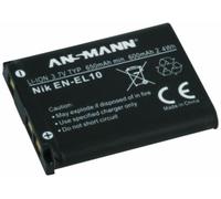 Ansmann A-NIK EN EL 10 camera/camcorder battery Ioni di Litio 650 mAh - NUOVO