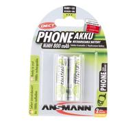 ANSMANN MaxE Mignon AA batteria ricaricabile 800mAh bassa autoscarica - pre-carica della batteria - batteria per i telefoni cordless (confezione da 2) - MaxE