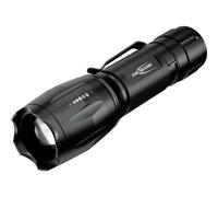 ANSMANN Torcia, lampada UV, lampada LED, 400nm, fuoco variabile in continuo, 4 modalità di luce, per il controllo della pulizia, ricerca ambra, ricerca esca