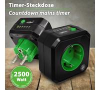 Ansmann AES1 Timer Per Presa | Timer Countdown Presa Elettrica Programmabile