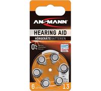 ANSMANN 13 (arancione 120 pezzi in confezione economica) Tipo 13 P13 PR48 ZL2 Made in Germany Zinco-aria 1,4 V - Batteria per apparecchi acustici, assistente per apparecchi acustici