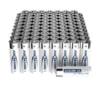 ANSMANN Alkaline Batterien AA LR6 - AA (40 Stk.) Design kann variieren - ideal für Alltagsgeräte wie Küchenwaage, Fernbedienung, Tastatur, Wanduhr, Design kann variieren