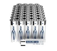 ANSMANN batteria AA Alcaline MN1500 / LR6-1,5 V Batteria Mignon AA per giocattoli, torce, telecomandi, orologi (confezione da 40 pezzi) - alta capacità, bassa autoscarica