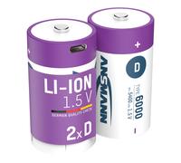 ANSMANN Batteria agli ioni di litio Mono D
