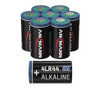 ANS 1520-0014 - Batteria alcalina, 4LR44, confezione da 8 pezzi