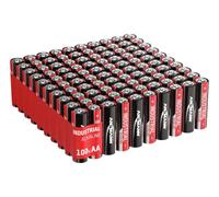 ANSMANN Batteria alcalina LR6 Industrial, AA Mignon, 100 pezzi | Batteria alcalina AA LR6 1,5V industriale affidabile anti-perdita lunga conservazione
