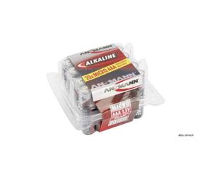 Ansmann Batteria Micro alcalino rosso confezione da 20