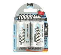 NH 2X10000 ANS - Batteria NiMh, D (mono), 10000 mAh, confezione da 2 pezzi