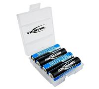ANSMANN Batterie AA [in custodia a 4 vie] lunga durata ad alta capacità usa e getta tipo AA 1,5 V batteria al litio industriale per campanelli, torce, allarmi e orologi da parete, telecomandi