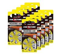 ANSMANN-Batterie allo zinco per apparecchi acustici