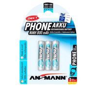 Ansmann Batterie Ricaricabili 1x3 Maxe Nimh Micro Aaa Dect Phone 800mah