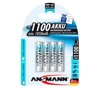 Ansmann Batterie Ricaricabili 1x4 Nimh 1100 Micro 1050mah Aaa