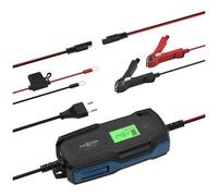 ANS BC 6-12V-4A - Caricabatterie automatico per batterie al piombo, al litio, IP65