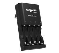 ANSMANN Caricabatterie per 4 batterie NiMH AA/AAA e batterie ricaricabili - caricabatterie automatico con modalità di riparazione per batterie a batteria - Caricabatterie intelligente Powerline 4, 240 volt