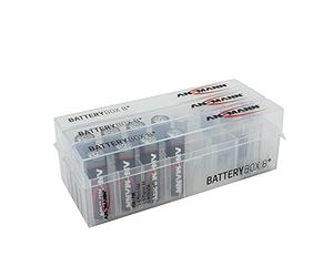 ANSMANN caricabatterie Premium per 8 pile AA stilo AAA Micro batterie e batterie (3 Pack) scatola di protezione e il trasporto
