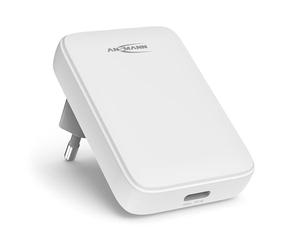 ANSMANN Caricabatterie rapido USB-C piatto e sottile, adattatore universale per iPhone 16/15/14/13/12/11 Pro Max, Samsung, Android